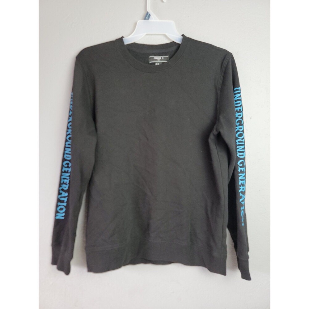 Forever 21 'Underground Generation' Pullover Crewneck Sweatshirt Mens Sz Medium